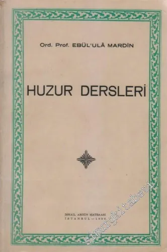 Huzur Dersleri -        1956