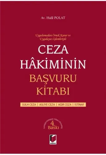 Ceza Hakiminin Başvuru Kitabı