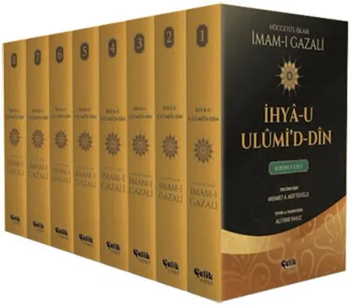 İhyâ-u Ulûmi'd-Dîn (Ciltli, 8 Cilt, Küçük Boy)