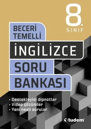 Tudem 8.Sınıf İngilizce Beceri Temelli Soru Bankası