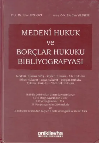 Medeni Hukuk ve Borçlar Hukuku Bibliyografyası