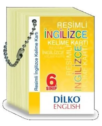 Dilko 6. Sınıf İngilizce Kelime Kartı