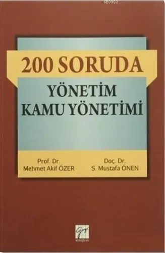200 Soruda Yönetim Kamu Yönetimi