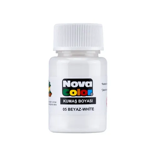 NOVA COLOR KUMAŞ BOYASI SU BAZLI- Beyaz