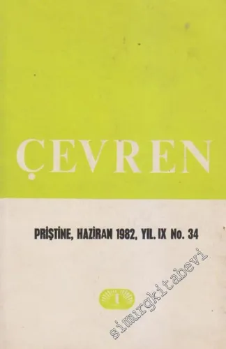 Çevren - Toplum, Bilim, Yazın ve Sanat Dergisi - Sayı: 34    Yıl: 9  Haziran