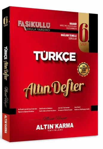 6. SINIF TÜRKÇE ALTIN DEFTER 2027