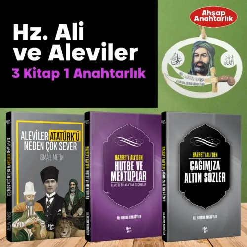 Hz. Ali ve Aleviler - 3 Kitap 1 Anahtarlık - Halkkitabevi