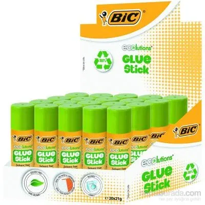 Bic Eco Glue Stick 21gr 20'li Yapıştırıcı
