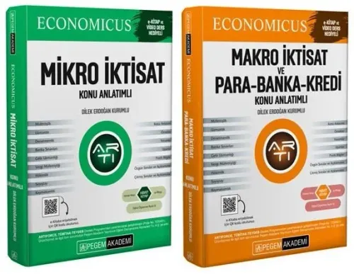 Pegem Yayınları Economicus Makro ve Mikro İktisat Konu Anlatım 2'li Set