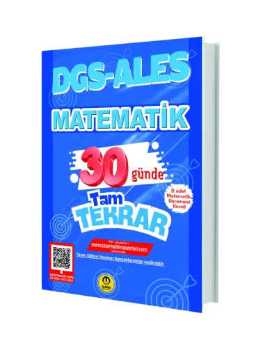 Tasarı Yayınları DGS ALES Matematik 30 Günde Tam Tekrar Soru Bankası Çözümlü