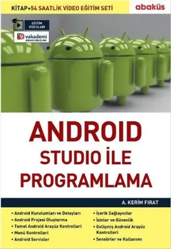 Android Studio ile Programlama; (Kitap+54 Saatlik Video Eğitimi)