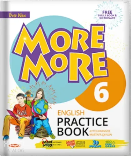 Kurmay ELT Yayınları More and More 6 English Practice Book (Skills Book + Dictionary) Kurmay ELT