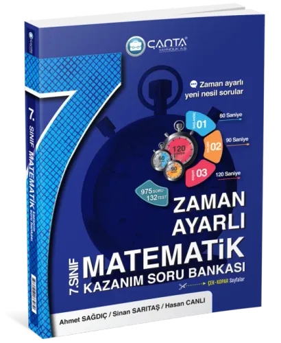 Çanta - 7.Sınıf Matematik Zaman Ayarlı Kazanım Soru Bankası