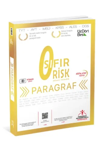 ÜÇDÖRTBEŞ PARAGRAF SIFIR RİSK