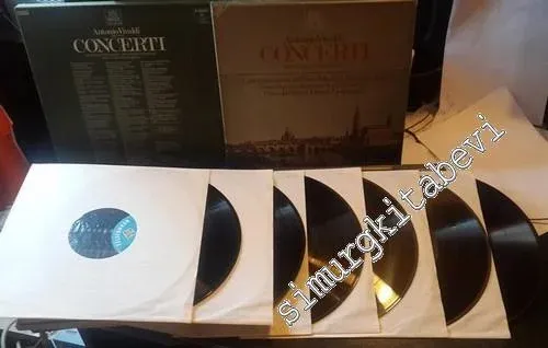 33 LP PLAK VINYL: Antonio Vivaldi, Concentus Musicus Wien, Nikolaus Harnoncourt: Antonio Vivaldi Concerti With Original Instruments, 6 × Vinyl, BOX SET -        1978