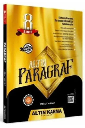 ALTIN KARMA 8.SINIF ALTIN PARAGRAF SORU BANKASI