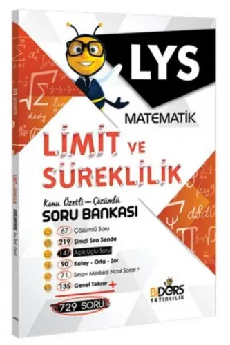 LYS Matematik Limit ve Süreklilik Konu Özetli Çözümlü Soru Bankası