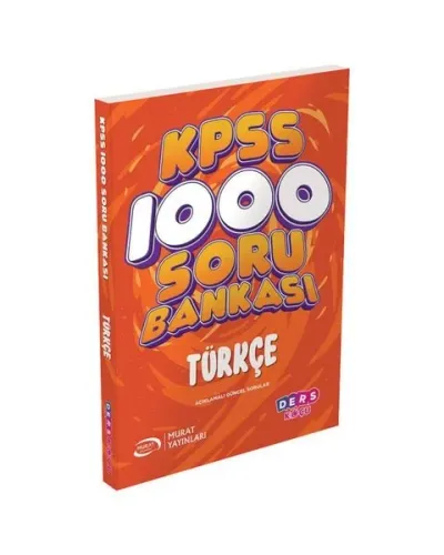 Ders Koçu KPSS Türkçe 1000 Soru Bankası Çözümlü Ders Koçu Yayınları