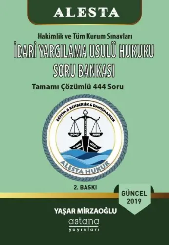 Alesta İdari Yargılama Usulü Hukuku Soru Bankası