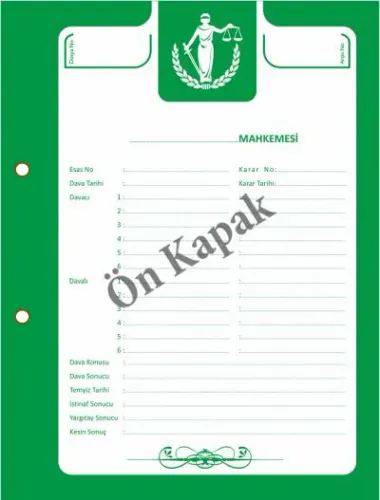 Hukuk Davaları Avukat Büro Dosyası