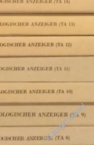 Wiener Zeitschrift für die Kunde des Morgenlandes / TA Turkologischer Anzeiger = Turkology Annual  (vols. 1 - 24; Year 1975 - 2000) -        1975