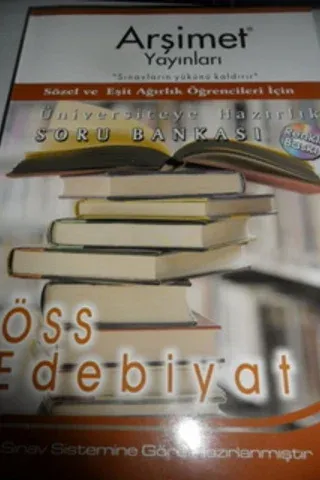 ÖSS Edebiyat Soru Bankası