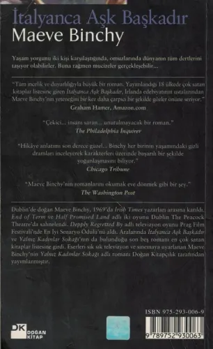 İtalyanca Aşk Başkadır Maeve Binchy Doğan Kitap %42 indirimli