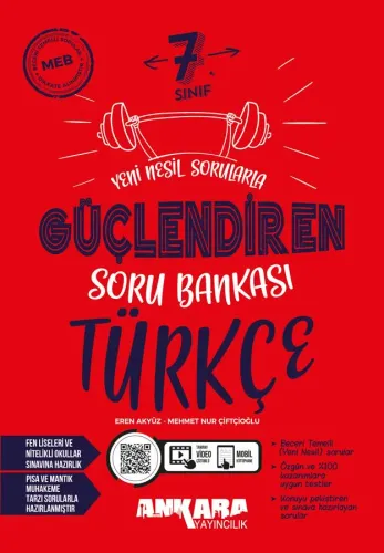 Ankara Yayıncılık  7. Sınıf Türkçe Güçlendiren Soru Bankası