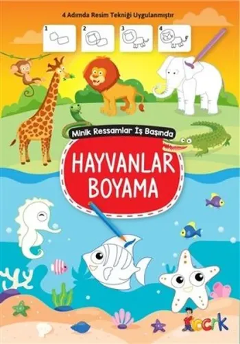 Hayvalar Boyama;Minik Ressam İş Başında