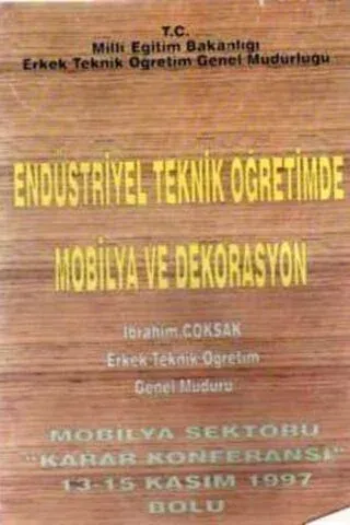 Endüstriyel Teknik Öğğretimd Mobilya ve Dekorasyon