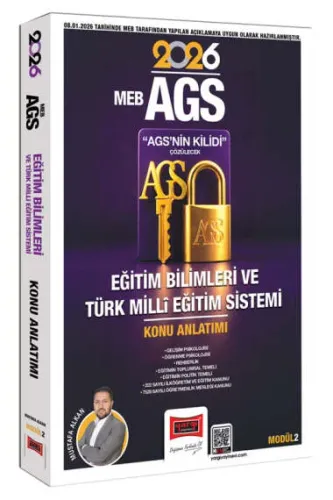 Yargı Yayınları 2026 MEB-AGS Anahtarı Eğitim Bilimleri ve Türk Milli Eğitim Sistemi Konu Anlatımı Modül 2