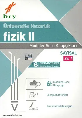 Fizik II Modüler Soru Kitapçıkları Sayısal 6 Çek-Kopar Birey Yayıncılık