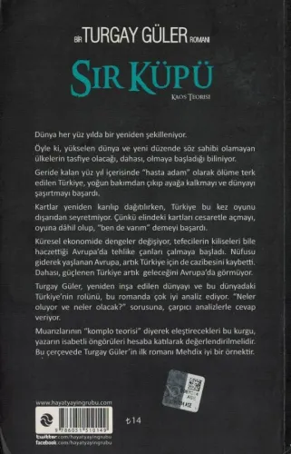 Sır Küpü Kaos Teorisi Turgay Güler Hayat Yayıncılık %44 indirimli