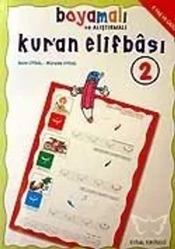 Boyamalı Alıştırmalı ve Tecvitli Kur'an Elifbası 2