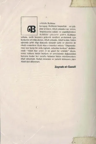 Zindan Hatıraları Zeynep Gazali Madve Yayınları %55 indirimli
