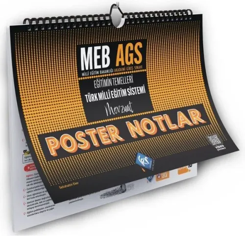 KR Akademi MEB AGS Eğitimin Temelleri ve Türk Milli Eğitim Sistemi Mevzuat Poster Notlar