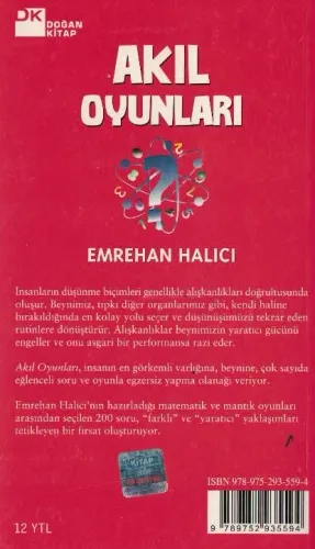 Akıl Oyunları Emrehan Halıcı Doğan Kitap