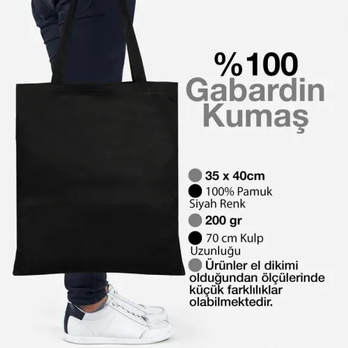 Gabardin Kumaş Tasarım Bez Çanta Hiç Gabardin Kumaş Tasarım Bez Çanta Hiç