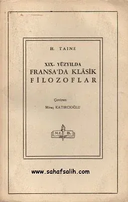 XIX. Yüzyılda Fransa'da Klasik Filozoflar