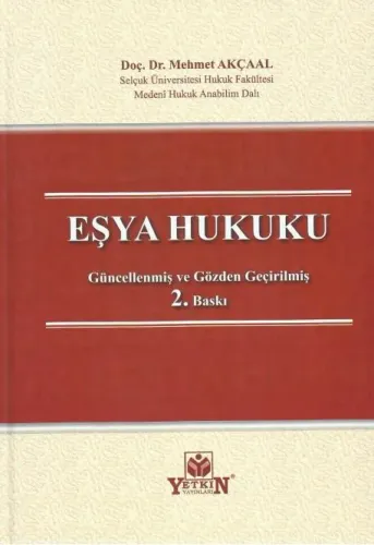 Eşya Hukuku