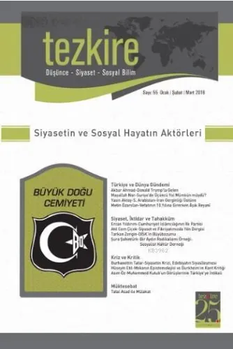 Tezkire Dergisi Sayı:55 - Siyasetin ve Sosyal Hayatın Aktörleri