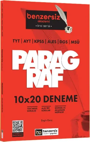 TYT AYT KPSS ALES DGS MSÜ KRAL SERİSİ BENZERSİZ PARAGRAF 10X2 2027