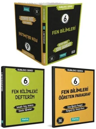 Markaj Yayınları 6. Sınıf Fen Bilimleri Dubleks Serisi Seti