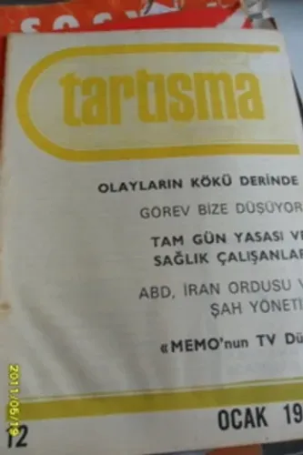 Tartışma Aylık Siyasal Dergi 1979 / 12