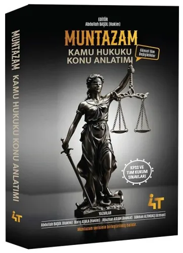 4T Yayınları MUNTAZAM Kamu Hukuku Konu Anlatımı