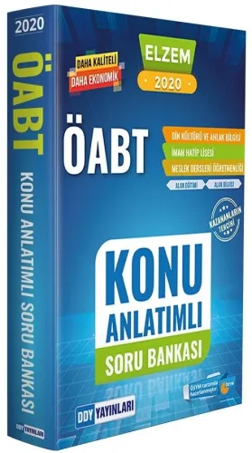 KELEPİR DDY Yayınları 2020 ÖABT ELZEM Din Kültürü - İmam Hatip Lisesi Konu Anlatımlı Soru Bankası