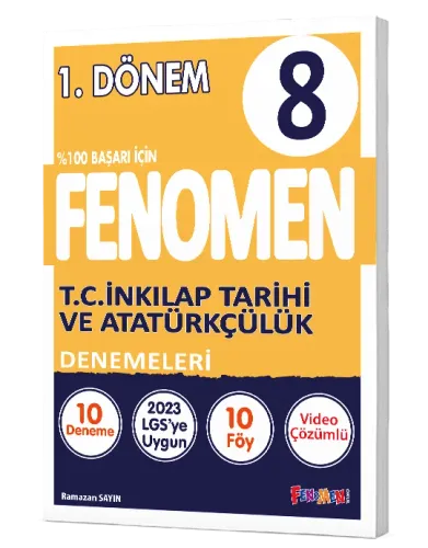 Fenomen Yayınları 8.Sınıf T.C. İnkılap Tarihi Ve Atatürkçülük Denemeler 1. Dönem