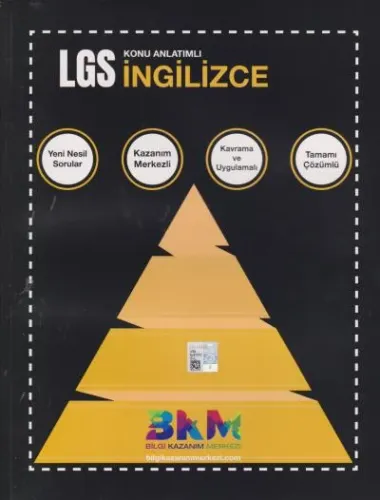Bilgi Kazanım Merkezi LGS İngilizce Konu Anlatımlı-YENİ