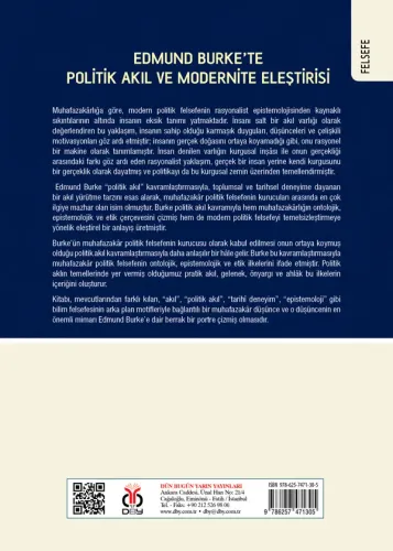 Edmund Burke’te Politik Akıl ve Modernite Eleştirisi Günhan Gayırhan Edmund Burke’te Politik Akıl ve Modernite Eleştirisi Günhan Gayırhan