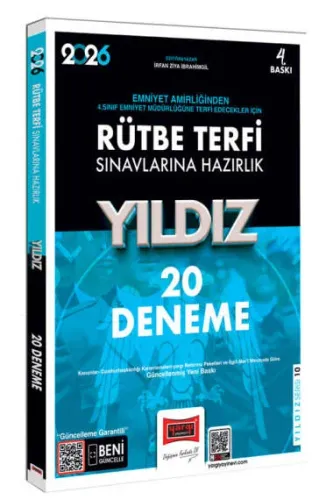 Yargı Yayınları 2026 Rütbe Terfi Sınavlarına Hazırlık Yıldız 20 Deneme